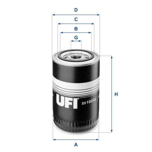 23.102.02 - Filtru ulei W940/24, W940/27, P554403, LF701, H17W06, BT216, S9400R, SO404, FT4863, SP4400, XO277, ZP3502, DO225/B