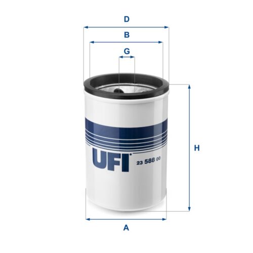 23.588.00 - Filtru ulei W925, P551352, LF3703, H26W01, B7125, S3588R, SO10006, SP9830, ZP3109