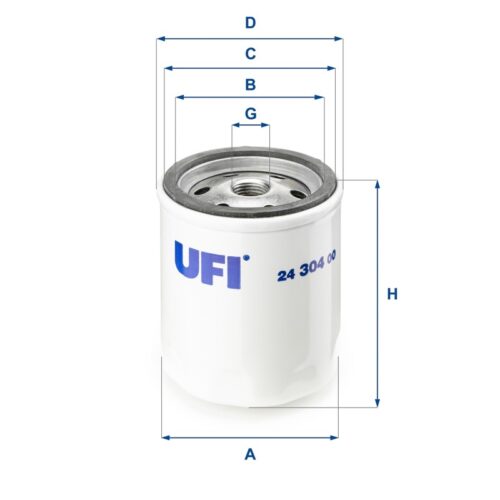 24.304.00 - Filtru combustibil WK712/2, WK719, WK721, P550345, FF5113, FF5040, H30WK01, BF790, S0300NR, SN556, XN3, ZP3526AF, DN260