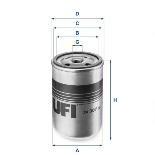 24.307.00 - Filtru combustibil WK731, P550440, P553004, FF5018, FF42000, H60WK01, BF988, S5400NR, SN039, SK3600, XN36, ZP3526F, DN256