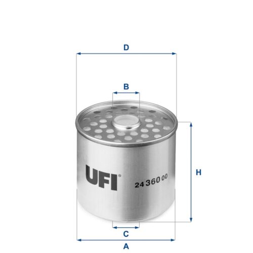 24.360.00 - Filtru combustibil CAV U445, U650 P916/6X, P917, P917X, P556245, P557111, FF167A, E75/1K, E75KD42, BF825, S7111NC, SN001, SK3980, XN1, MF296, FiL101, DN220