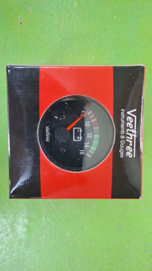 220958 - Ceas indicator tensiune (voltmetru) 52mm, 8-16V