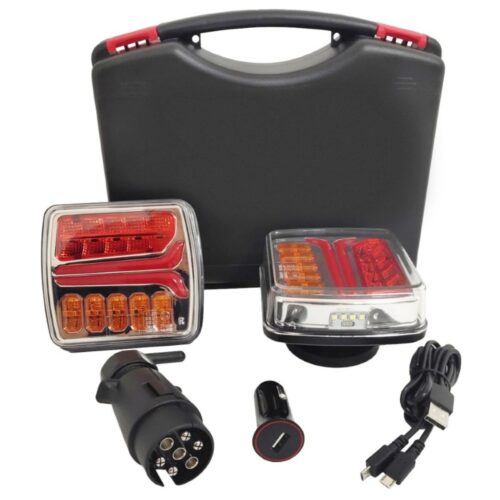 875/3/TP - Set lampi remorca LED cu magnet wireless 2,4G