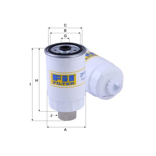 ZP05AF - Filtru combustibil 24.351.00, WK736, WK842/2, WK842/2 (10), WK842/7, P550588, P550248, FF5060, FF5135, FS1276, FF5135A, FS19597, H70WK02, BF1276, BF1226, S8500NR, SN327, SK3820, XN300, ZP05CF, DN301, DN323, DN914, DO342