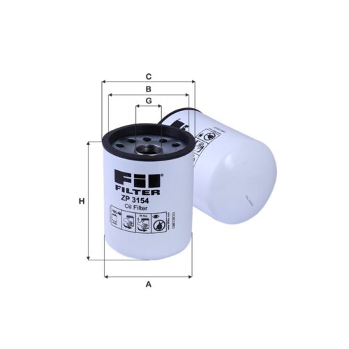 ZP3154 - Filtru ulei 23.723.00, W1254x, P558329, LF3567, H215W, BT486, S3723R, SO3317, SP4536, XO416