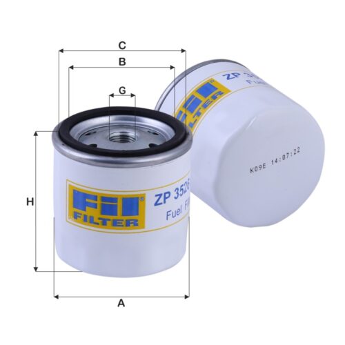 ZP3526AF - Filtru combustibil 24.304.00, WK712/2, WK719, WK721, P550345, FF5113, FF5040, H30WK01, BF790, S0300NR, SN556, XN3, DN260