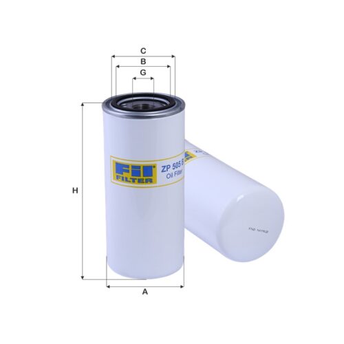 ZP505B - Filtru ulei 23.106.01, W962, W962/2, W962/6, W962/8, W962/28, W962/47, W962/26, P550317, P553771, LF3413, LF4054, LF3625, LF16327, LF3687, H18W01, H18W07, B236, S8600R, SO040, SP4300, XO271, ZP505E, DO263, DO263/D