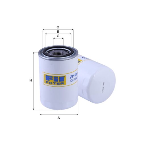 ZP509 - Filtru ulei 23.110.02, W940/18, W940/29, W940/5, W940/5 (10), P559418, P552819, P555680, LF4056, H17W04, BT292, S7600R, SO115, SP4320, SP4320/1, XO83, DO236, DO236/D