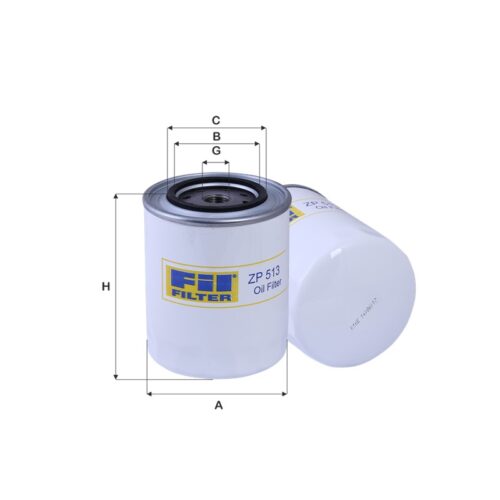 ZP513 - Filtru ulei U445 23.108.01, W1140, W1140/1, P553411, LF682, LF3489, H208W01, BT267, S9610R, SO286, SP4366, XO280, DO242, DO822