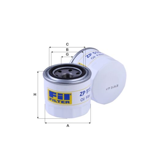 ZP515 - Filtru ulei 23.461.00, W712/18, W811/80, W812/99, W814/80, P502009, P502049, P550162, P550726, LF16034, LF3462, LF3591, H13W01, B227, S6902R, SO6105, SP4032, SP4032/1, XO110, DO324
