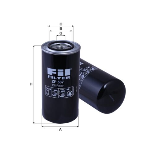 ZP537 - Filtru ulei W1170, P550319, LF3346, SO045, SP4332, XO100, DO268
