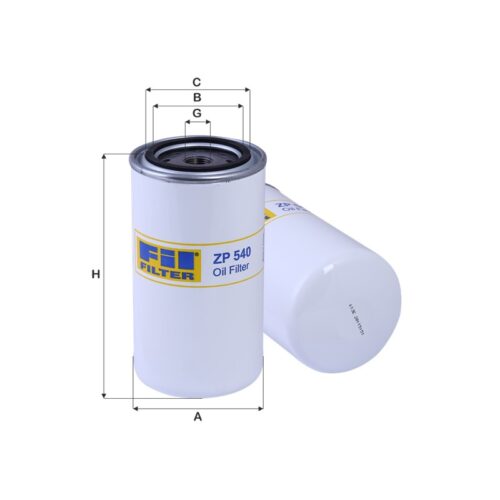 ZP540 - Filtru ulei 23.156.00, W950/7, W950/5, W938, P554407, P550299, LF699, LF787, LF4055, LF697, H19W04, BT237, S0420R, SO242, SP4384, XO298, DO298