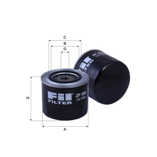 ZP568 - Filtru ulei 23.124.00, W1130, W11007, P502077, S4600R, SP4382, XO28, ZP508A, DO224