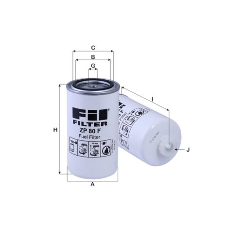 ZP80F - Filtru combustibil 24.999.04, WK950/6, S4999NR