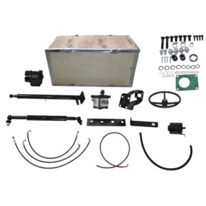 Servodirectie pentru tractor U445 cu DAMFUS ansamblata cu volan Hydropack,damfus directie P100